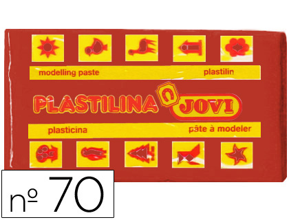 Barra 50g. plastilina Jovi 70 marrón